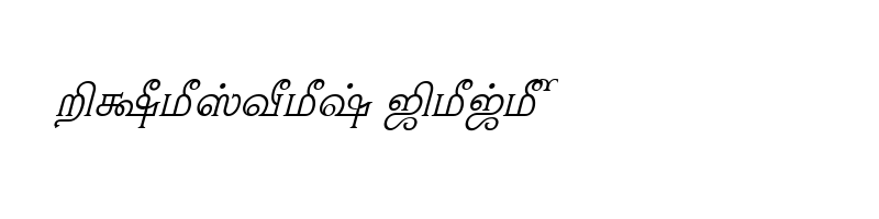 Preview of TAM Nambi Italic