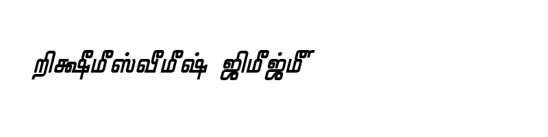 Preview of TAM Pattinathar Bold Italic